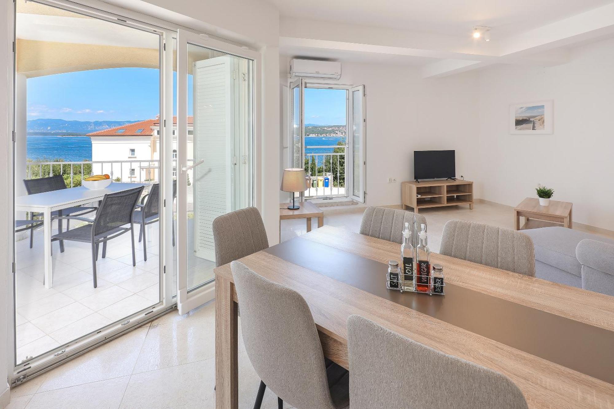 Sea View By Moro Apartman Malinska Kültér fotó