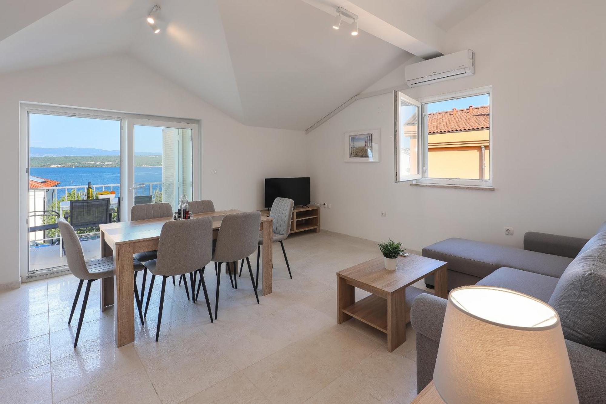 Sea View By Moro Apartman Malinska Kültér fotó