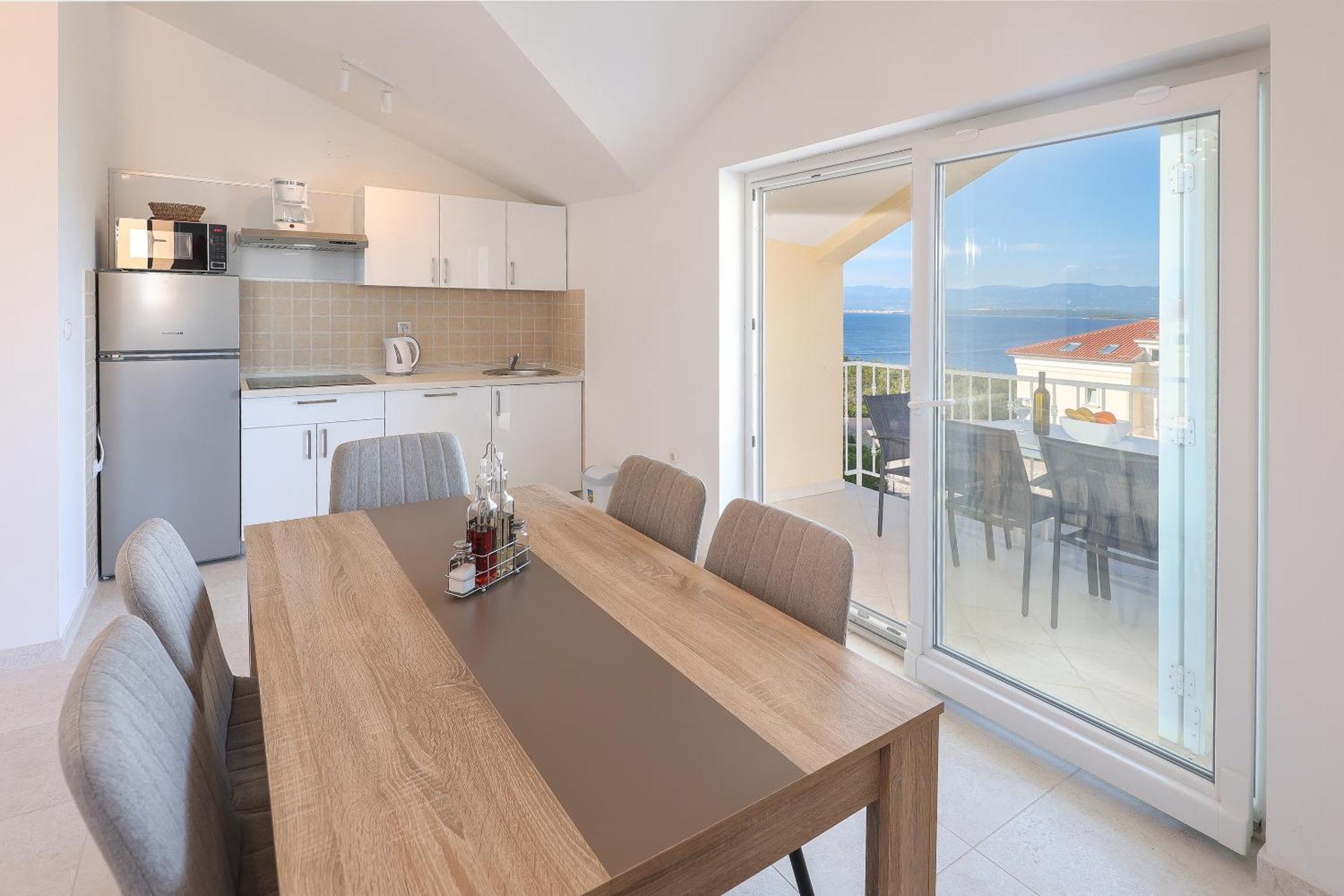 Sea View By Moro Apartman Malinska Kültér fotó