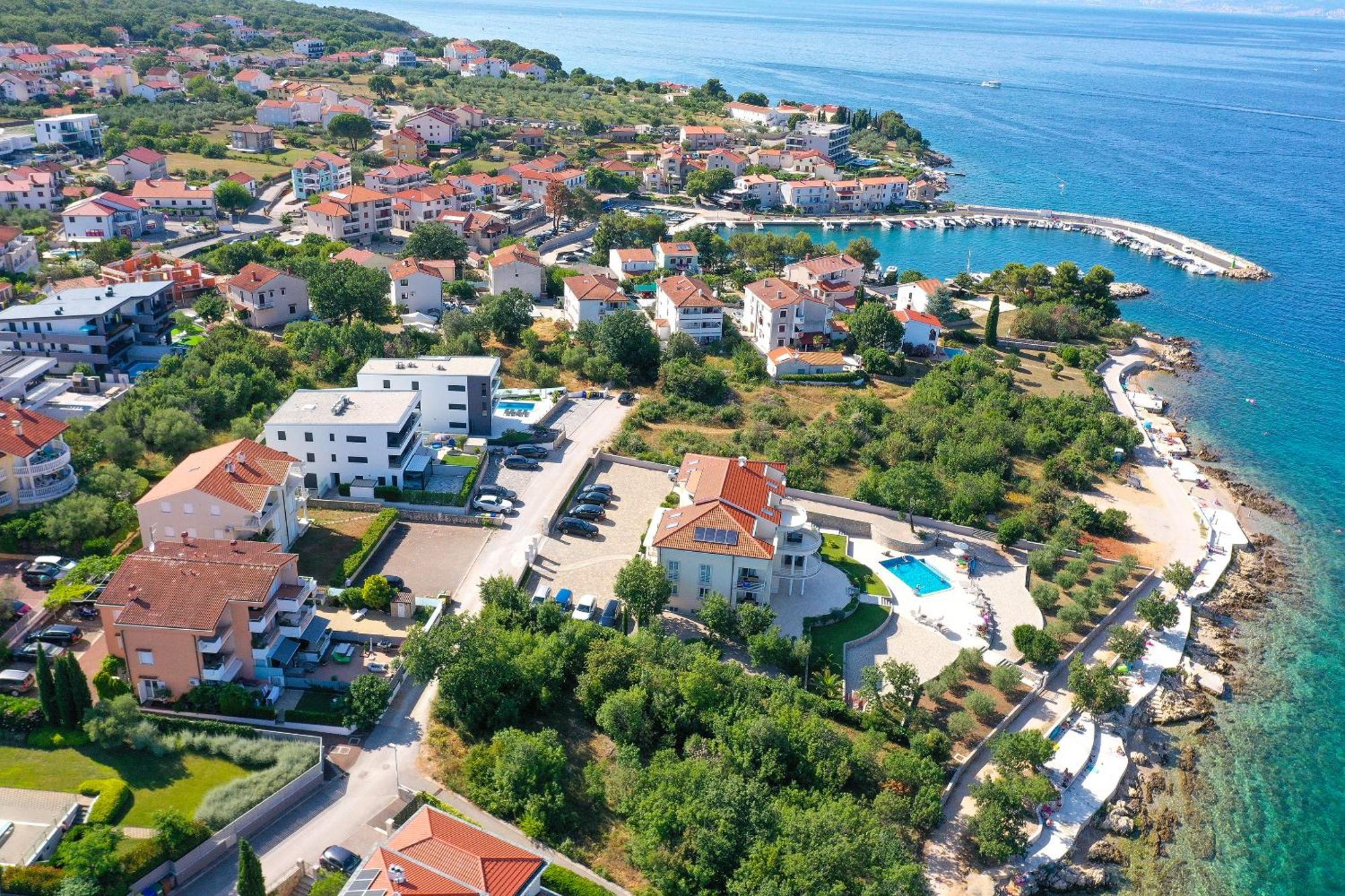 Sea View By Moro Apartman Malinska Kültér fotó